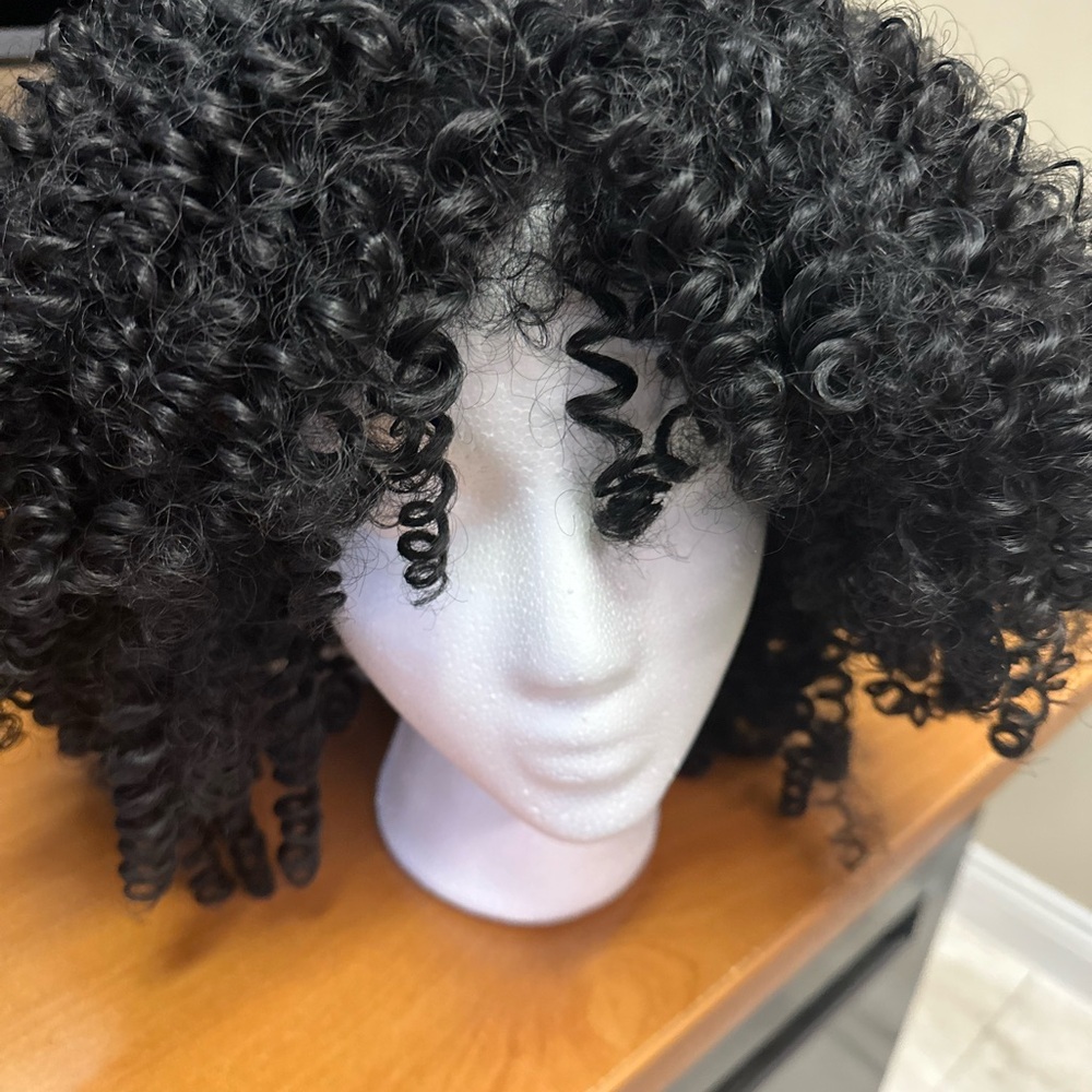 Curly Black Hair Wig